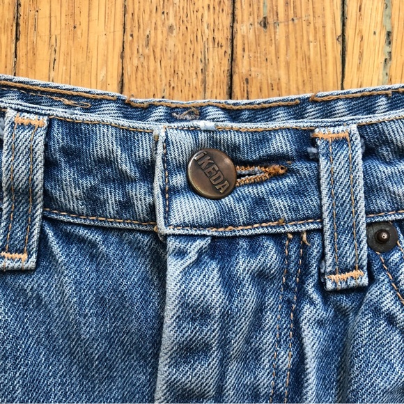 Vintage Ikeda Y2K high waist denim jean skirt - Picture 3 of 4